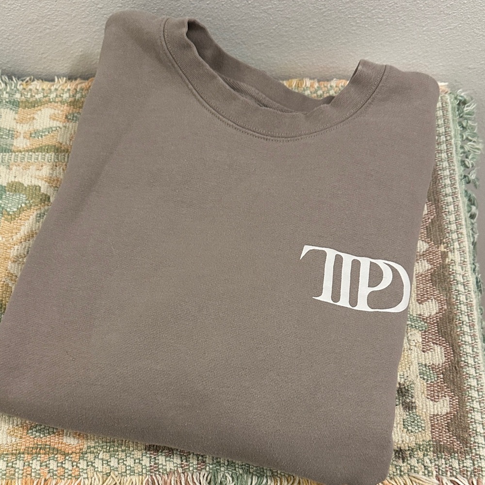 Taylor Swift Beige Crewneck TTPD